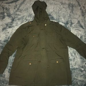 Green cargo jacket size 1x